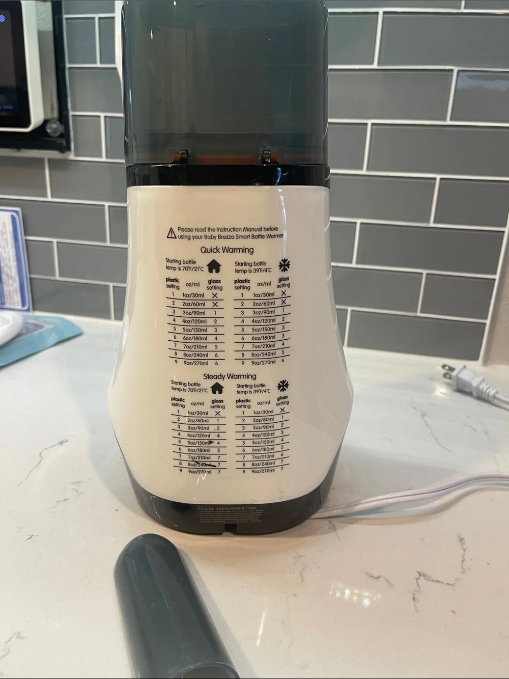 Baby Brezza Formula Pro White and Gray Baby Bottle Maker